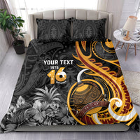 Personalised Papua New Guinea Bedding Set Happy 50th Independence Anniversary LT05 - Polynesian Pride