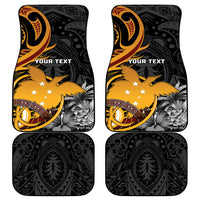 Personalised Papua New Guinea Car Mats Happy Independence Day LT05 - Polynesian Pride