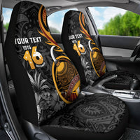 Personalised Papua New Guinea Car Seat Cover Happy Independence Day LT05 - Polynesian Pride