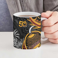 Personalised Papua New Guinea Ceramic Mug Happy Independence Day LT05 - Polynesian Pride