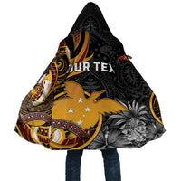 Personalised Papua New Guinea Cloak Happy Independence Day LT05 Unisex Black - Polynesian Pride