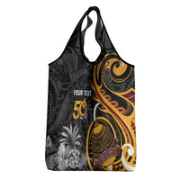 Personalised Papua New Guinea Grocery Bag Happy 50th Independence Anniversary LT05 - Polynesian Pride