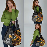 Personalised Papua New Guinea Grocery Bag Happy 50th Independence Anniversary LT05 - Polynesian Pride