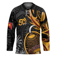 Papua New Guinea Hockey Jersey Happy 50th Independence Anniversary - Polynesian Pride