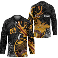 Papua New Guinea Hockey Jersey Happy 50th Independence Anniversary - Polynesian Pride