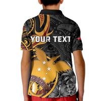 Personalised Papua New Guinea Kid Polo Shirt Happy 50th Independence Anniversary LT05 - Polynesian Pride