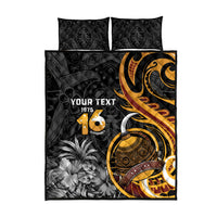 Personalised Papua New Guinea Quilt Bed Set Happy 50th Independence Anniversary LT05 - Polynesian Pride