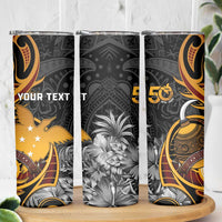 Personalised Papua New Guinea Skinny Tumbler Happy Independence Day LT05 - Polynesian Pride