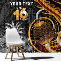 Personalised Papua New Guinea Window Curtain Happy Independence Day LT05 - Polynesian Pride