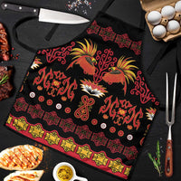 Papua Batik Motif Apron Papua Spirit Black Version LT05 Black - Polynesian Pride