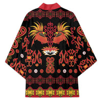 Papua Batik Motif Kimono Papua Spirit Black Version - Polynesian Pride