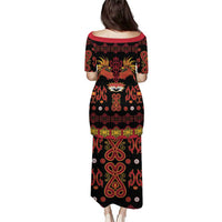 Papua Batik Motif Puletasi Papua Spirit Black Version LT05 - Polynesian Pride