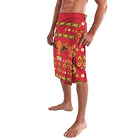Papua Batik Motif Lavalava Papua Spirit Red Version - Polynesian Pride
