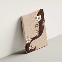 Polynesia Hibiscus Canvas Wall Art Cameo Curve Motif LT05 - Polynesian Pride