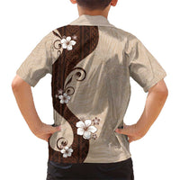 Polynesia Hibiscus Hawaiian Shirt Cameo Curve Motif - Polynesian Pride