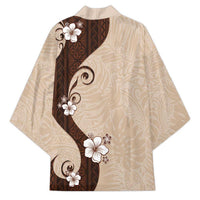 Polynesia Hibiscus Kimono Cameo Curve Motif - Polynesian Pride