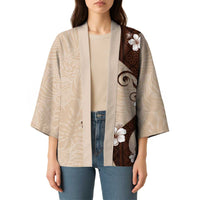 Polynesia Hibiscus Kimono Cameo Curve Motif - Polynesian Pride