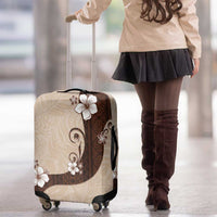 Polynesia Hibiscus Luggage Cover Cameo Curve Motif LT05 - Polynesian Pride