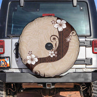 Polynesia Hibiscus Spare Tire Cover Cameo Curve Motif - Polynesian Pride