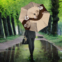 Polynesia Hibiscus Umbrella Cameo Curve Motif - Polynesian Pride