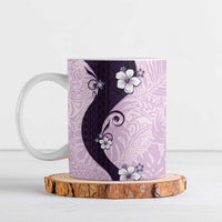 Polynesia Hibiscus Ceramic Mug Thistle Curve Motif LT05 Purple - Polynesian Pride