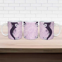 Polynesia Hibiscus Ceramic Mug Thistle Curve Motif LT05 - Polynesian Pride