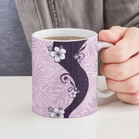 Polynesia Hibiscus Ceramic Mug Thistle Curve Motif LT05 - Polynesian Pride