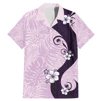 Polynesia Hibiscus Family Matching Mermaid Dress and Hawaiian Shirt Thistle Curve Motif - Polynesian Pride
