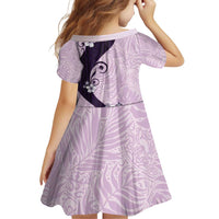 Polynesia Hibiscus Family Matching Off Shoulder Short Dress and Hawaiian Shirt Thistle Curve Motif - Polynesian Pride