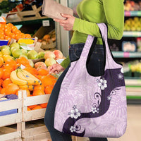 Polynesia Hibiscus Grocery Bag Thistle Curve Motif LT05 - Polynesian Pride