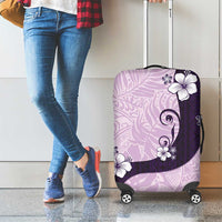 Polynesia Hibiscus Luggage Cover Thistle Curve Motif - Polynesian Pride