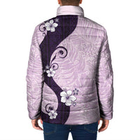Polynesia Hibiscus Padded Jacket Thistle Curve Motif LT05 - Polynesian Pride
