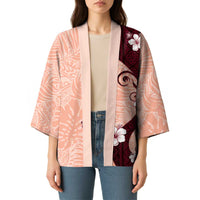 Polynesia Hibiscus Kimono Rose Bud Curve Motif - Polynesian Pride