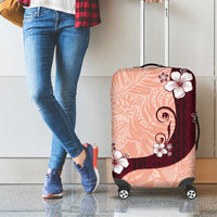Polynesia Hibiscus Luggage Cover Rose Bud Curve Motif LT05 - Polynesian Pride