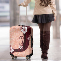 Polynesia Hibiscus Luggage Cover Rose Bud Curve Motif LT05 - Polynesian Pride