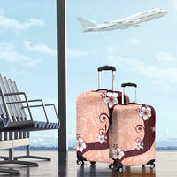 Polynesia Hibiscus Luggage Cover Rose Bud Curve Motif LT05 - Polynesian Pride