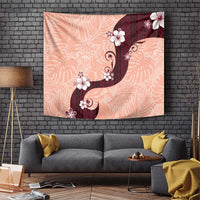 Polynesia Hibiscus Tapestry Rose Bud Curve Motif - Polynesian Pride