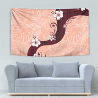 Polynesia Hibiscus Tapestry Rose Bud Curve Motif - Polynesian Pride
