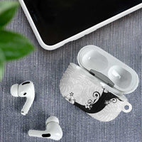 Polynesia Hibiscus AirPods Case White Curve Motif LT05 - Polynesian Pride