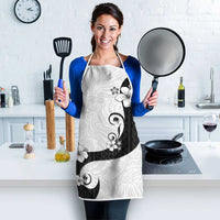 Polynesia Hibiscus Apron White Curve Motif LT05 - Polynesian Pride