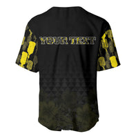 Personalised Aloha Hawaii Kahili Baseball Jersey Kanaka Maoli With Kakau Pattern LT05 - Polynesian Pride