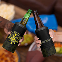 Personalised Aloha Hawaii Kahili 4 in 1 Can Cooler Tumbler Kanaka Maoli With Kakau Pattern LT05 - Polynesian Pride