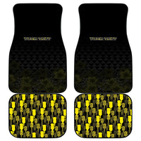 Personalised Aloha Hawaii Kahili Car Mats Kanaka Maoli With Kakau Pattern LT05 - Polynesian Pride