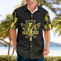 Personalised Aloha Hawaii Kahili Hawaiian Shirt Kanaka Maoli With Kakau Pattern LT05 - Polynesian Pride