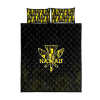 Aloha Hawaii Kahili Quilt Bed Set Kanaka Maoli With Kakau Pattern LT05 - Polynesian Pride