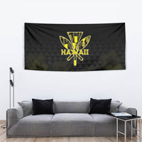 Aloha Hawaii Kahili Tapestry Kanaka Maoli With Kakau Pattern LT05 - Polynesian Pride