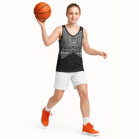 Philippines Igorot Tribal Inspired Basketball Jersey Black Version LT05 - Polynesian Pride