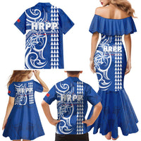 Samoa HRPP Party Family Matching Mermaid Dress and Hawaiian Shirt Polynesian Pattern - Polynesian Pride