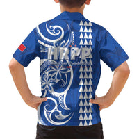 Samoa HRPP Party Family Matching Puletasi and Hawaiian Shirt Polynesian Pattern - Polynesian Pride