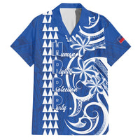 Samoa HRPP Party Hawaiian Shirt Polynesian Pattern LT05 Blue - Polynesian Pride